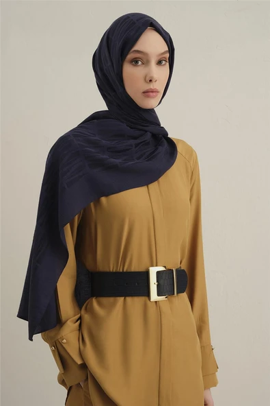 Lyocell Naia Çubuk Desen Şal 3 - Resim 2