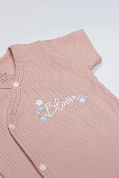 Lenaca Bloom Rose 2'li Yarım Kol Badi 17119 Ekru Gül Kurusu - Resim 6