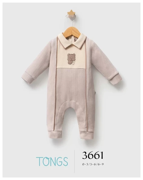 Lenaca Tongs Baby Grizly Bear Tulum 3661 Gri ürün görseli 1