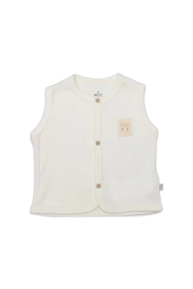 Lenaca Modal Flying Balloons Bebek Yelek Bs18110 Ekru ürün görseli