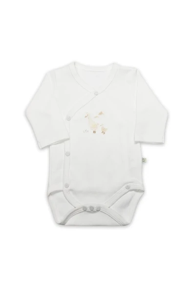 Lenaca Bistyle Kruvaze  Body Uzun Kol Welcome Baby Duck 17108 Sarı ürün görseli