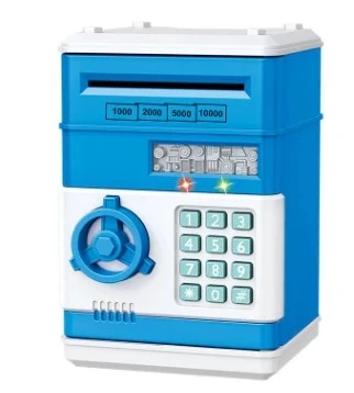 Elektronik Şifreli Kasa Otomatik Kağıt Para Alan ATM Kumbara - 5