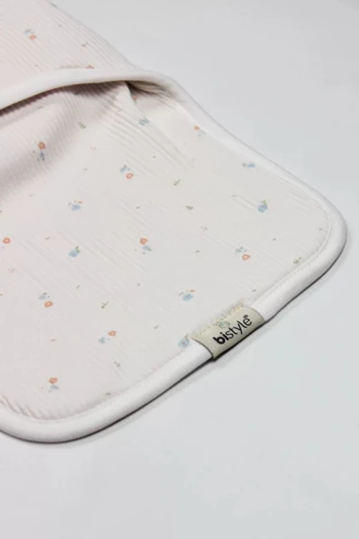 Lenaca Bloom White Organik Bel Destekli Kundak 75103 Ekru Gül Kurusu - 2