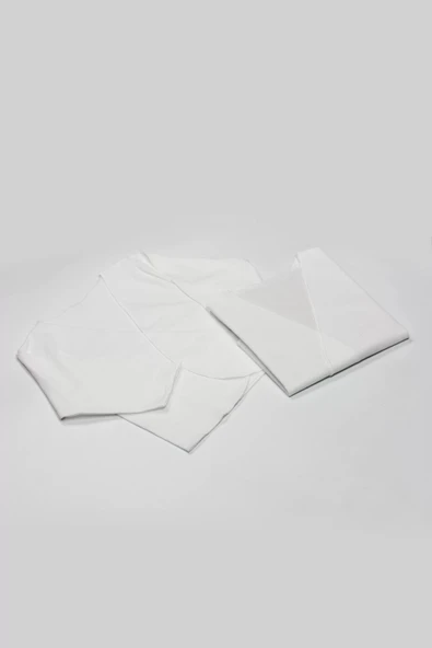 Lenaca Bistyle Organik 2'li Basic İç Zıbın 17120 Ekru - Resim 3