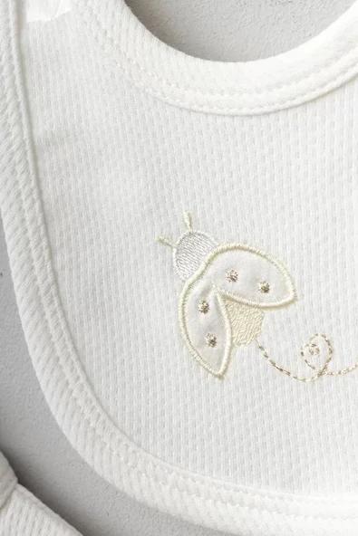 Lenaca Bebitof Uğur Böceği 10 Parça Hastane Çıkışı 10122 Ekru - Resim 3