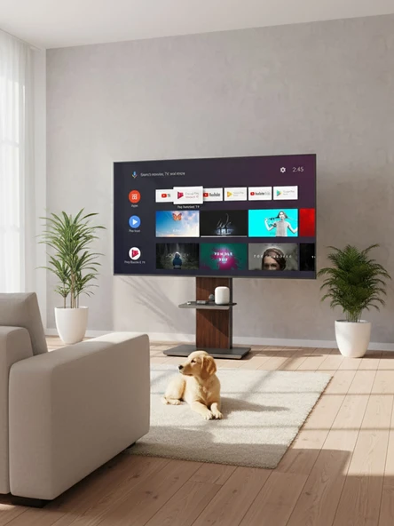 Cletech Raflı LCD Televizyon Ünitesi 55"-86" - 5