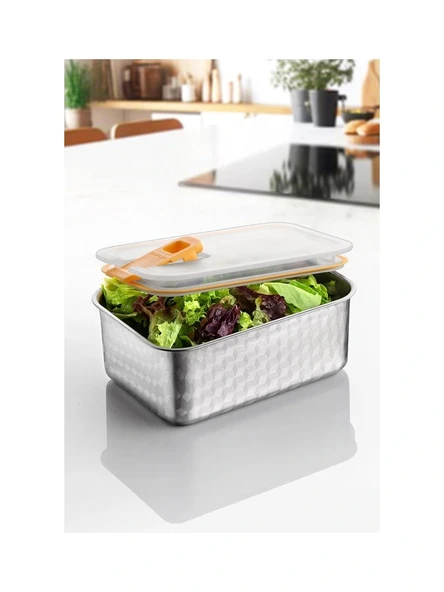 Perfect Seal Paslanmaz Çelik Saklama Kabı 800 Ml. - Resim 4