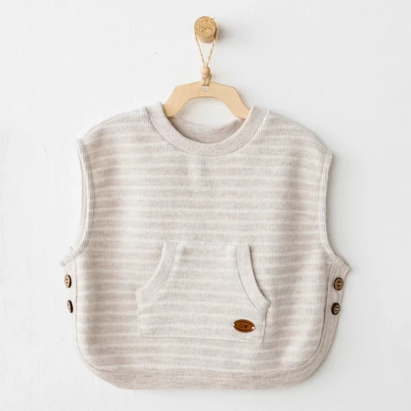 Lenaca Casual Yelek Beige ürün görseli