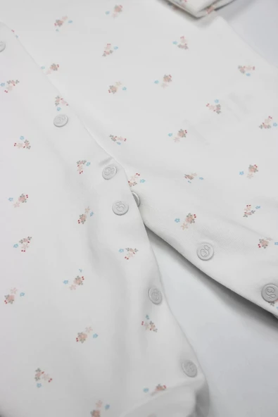 Lenaca Bistyle Grow İn Love Bebe Tulum 15103 Pembe Ekru - Resim 4