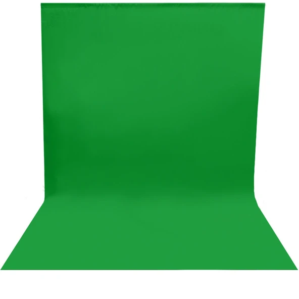 Chromakey-green Screen- Greenbox Yeşil Fon Perde(3x3 M)
