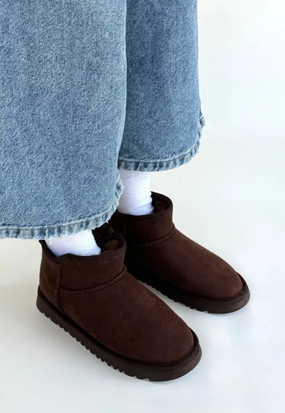 Elsa Kahverengi Süet Bot ürün görseli