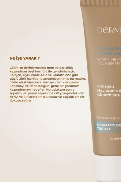Yoğun Nemlendirici Kolajen Maske - 13