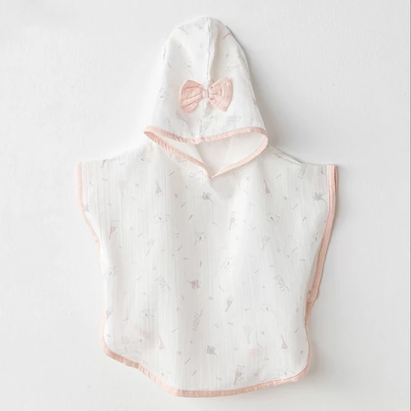 Lenaca Ac25513 Love Family Müslin Bebek Panço Ekru ürün görseli