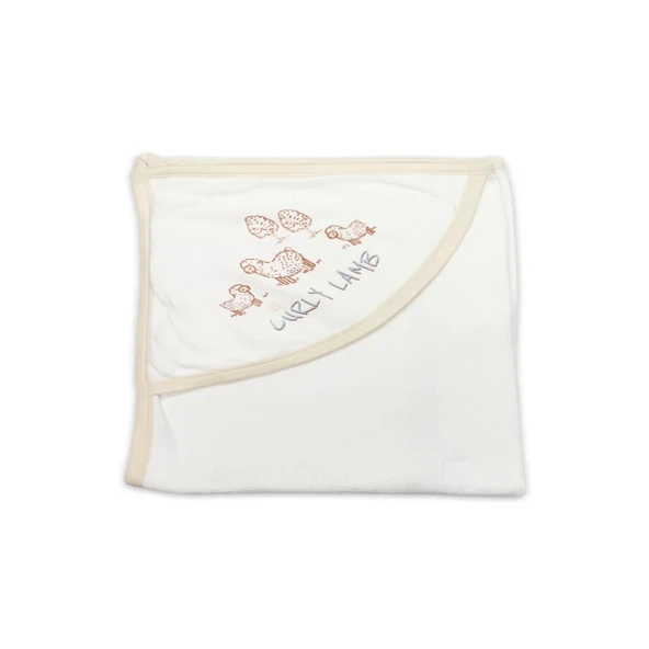 Lenaca Bistyle Curly Lamb Tulum 15108 Bej Mavi Ekru ürün görseli