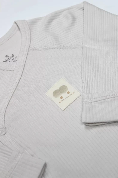 Lenaca Modal Flying Balloons 5'li Hastane Çıkışı Bs12109 Bej - Resim 3