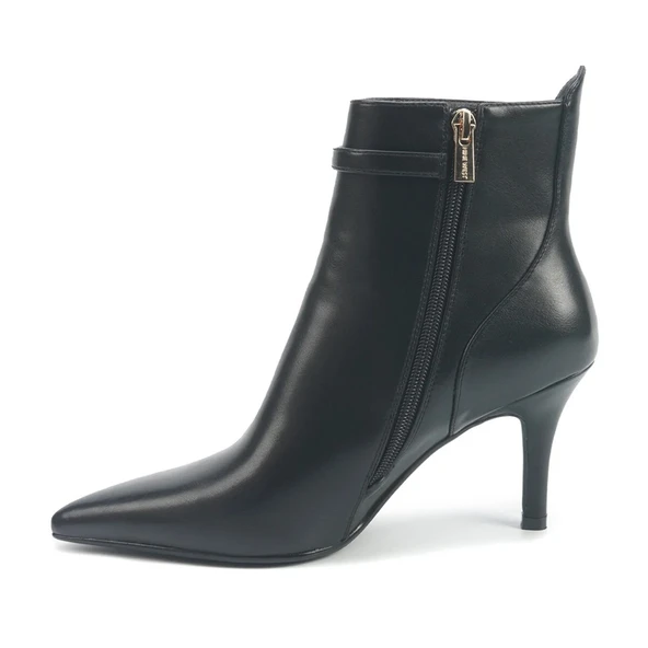 Nine West Thandı2 5PR Siyah Topuklu Kadın Bot - Resim 3