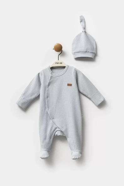 Lenaca Moi Noi Galaxy Şapkalı Tulum Mnb1244 Gri ürün görseli 1