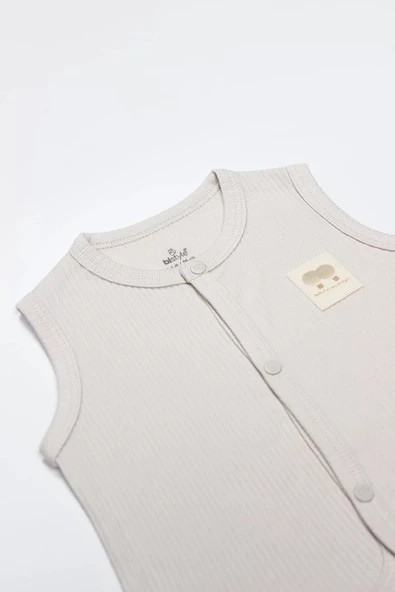 Lenaca Modal Flying Balloons Bebek Yelek Bs18110 Bej - Resim 3