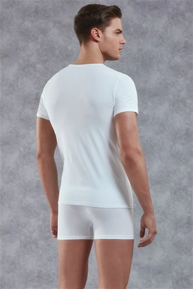 Doreanse 2855 Vücudu Saran Rahat T-Shirt - 2