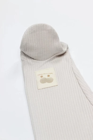 Lenaca Modal Flying Balloons Patikli Pantolon Bs16122 Bej - Resim 4