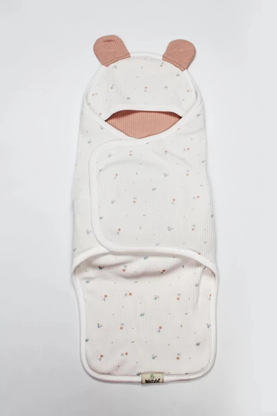 Lenaca Bloom White Organik Bel Destekli Kundak 75103 Ekru Gül Kurusu - 4