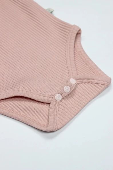 Lenaca Bistyle Flying Bloom White Yarım Kol 2'li Body 17118 Ekru Gül Kurusu - Resim 4