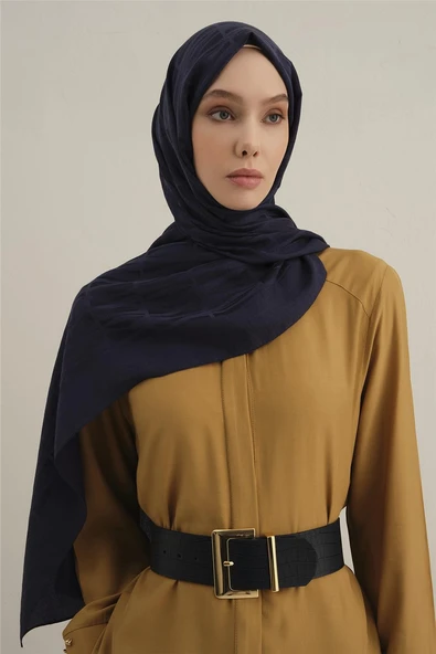 Lyocell Naia Çubuk Desen Şal 3 - Resim 4