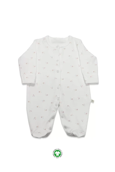 Lenaca Bistyle Grow İn Love Bebe Tulum 15103 Pembe Ekru ürün görseli 1