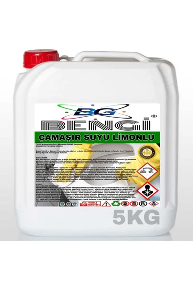 Çamaşır Suyu Limon Kokulu 5kg
