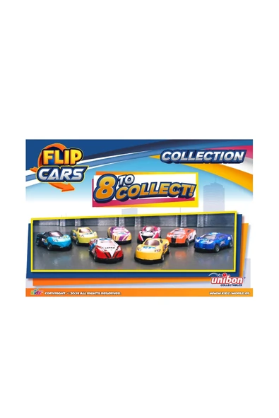 Unibon Flip Cars - Çek Bırak, Çarpınca Hava Takla Atan Araba - 3