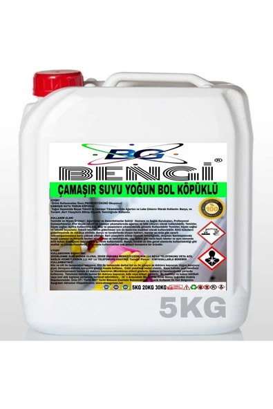 Çamaşır Suyu Yoğun Bol Köpüklü 5kg