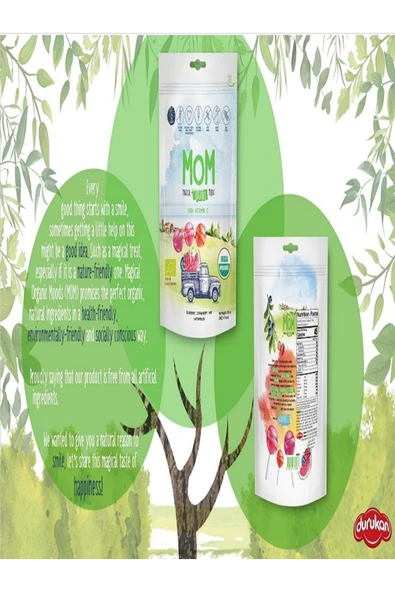 Unibon 3 ADET MOM ORGANİC LOLİPOP 10*ADET - 3