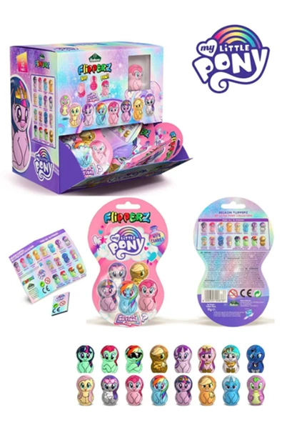 şekeyci Flipperz My Little Pony Lisanslı Figürlü Oyuncaklı Meyveli Şekerleme Hacıyatmaz 24 Adet ürün görseli 1