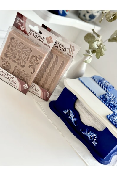 Smarta Silikon Kalıp - Mobilya Süsleme Antik - 2