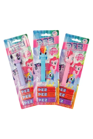 Pez My Little Pony Şeker Dispenser Özel Seri Adet Şeker Adam 3+1 - Resim 4