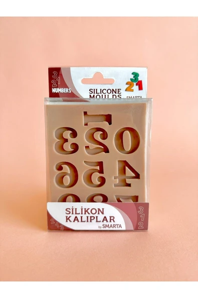 Smarta Silikon Kalıp / Numbers / Sayılar