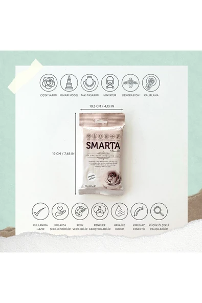 Smarta ™ Modelleme Hamuru 250gr - Ten Rengi - 2