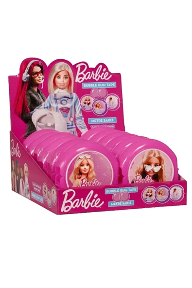 Barbie Metre Sakız 58gr 12 Adet