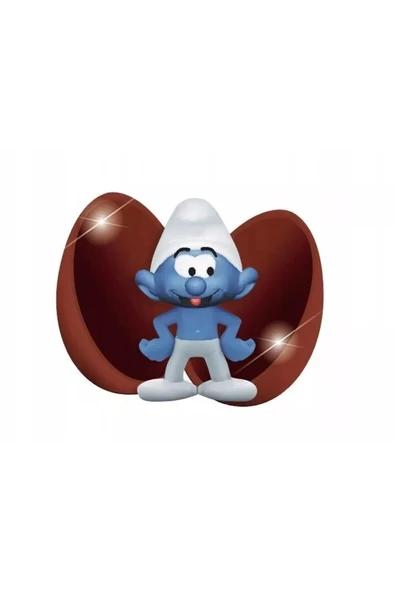 Zaini Smurfs Şirinler Glutensiz Çikolatalı Sürpriz Yumurta 20 g (1 ADET) - 2