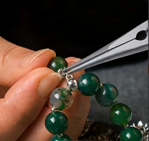 ÇELİK UZUN KARGABURUN PENSE - TURUNCU - 9