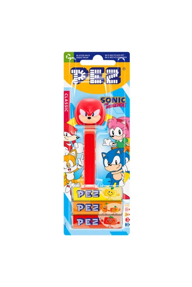Pez Oyuncaklı Şeker (Knuckles)