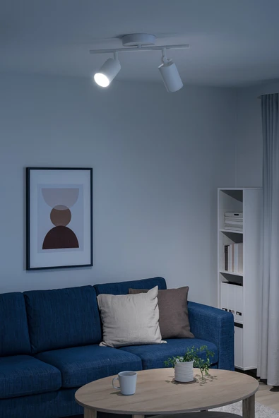 LEGACY Spoti 2'Li Beyaz Renk (BEYAZ IŞIK) Modern Tasarım Cafe - Mutfak - Banyo Spot Ledli Sıralı Avize ürün görseli