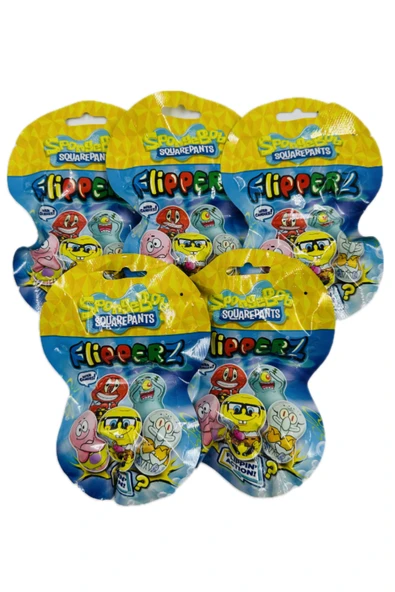 Unibon Flipperz Sünger Bob SpongeBob Square Pants Avantaj Paket 5li ürün görseli 1