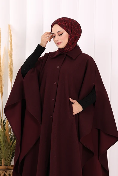 70068 Kaşe Panço Bordo - 6