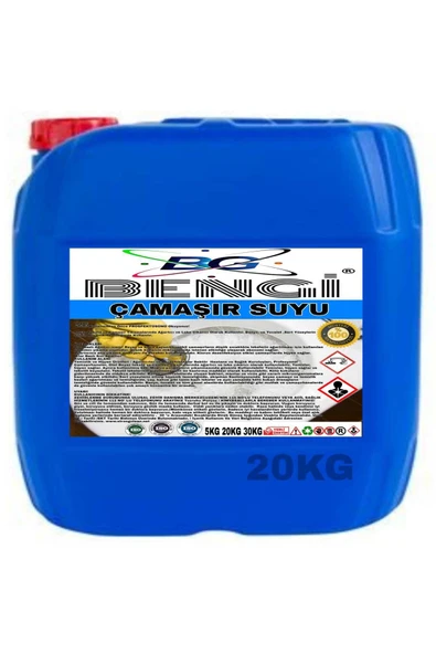 Çamaşır Suyu Klorlu 20kg