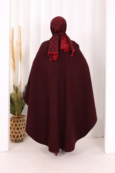 70068 Kaşe Panço Bordo - 5