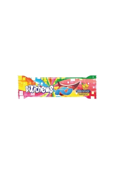 pixi Chews; Meyve Aromalı Dil Boyayan Yumuşak Şerit Şekerleme 7 Gr X 60 Adet/1 Kutu. - Resim 2