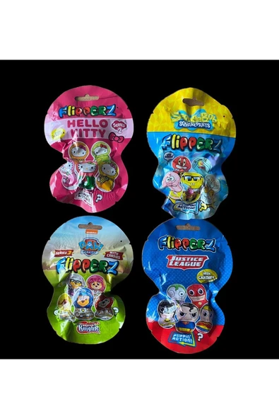 Relkon FLİPPERZ (HACIYATMAZ) KARAKTERLERİ 4'LÜ FİGÜR - 2