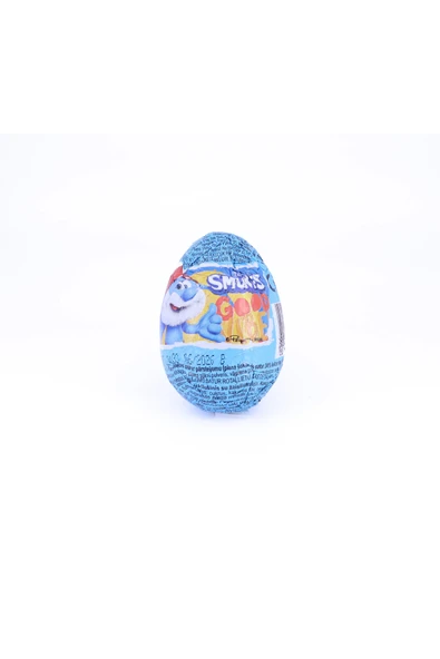 Zaini Smurfs Şirinler Glutensiz Çikolatalı Sürpriz Yumurta 20 g (1 ADET)