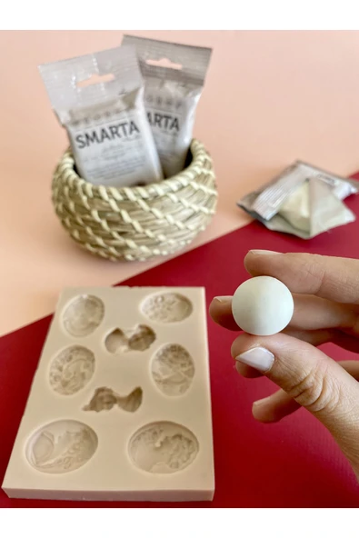 Smarta ™ Silikon Kalıp - Minik Yapraklar - 3